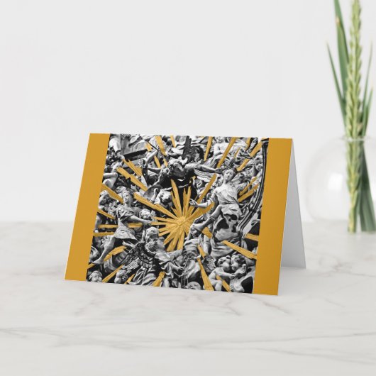 Ansammlung Angels Grußkarte Karte (Vorderseite)