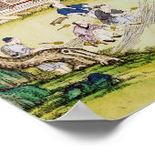 Ansammlung Bambus für Papier Poster (Ecke)