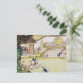 Ansammlung Bambus für Papier Postkarte (Stehend Vorderseite)