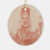 Ansammlung Blume Ephemera Keramik Ornament (Links)