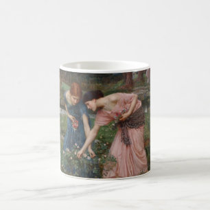 Ansammlung Blume Kaffeetasse