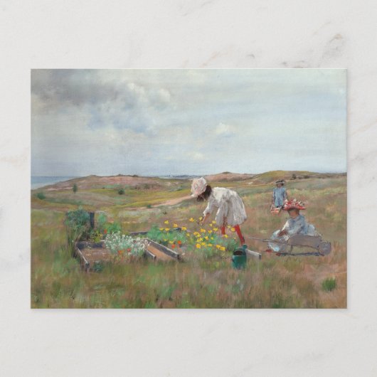 Ansammlung Blume | William Merritt Chase Postkarte (Vorderseite)