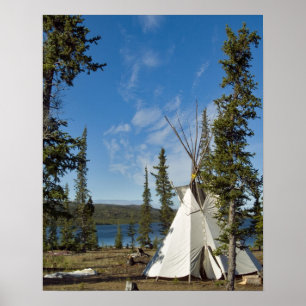 Ansammlung der Dene-Stämme, Nordwestgebiete, Poster