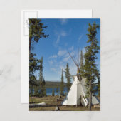 Ansammlung der Dene-Stämme, Nordwestgebiete, Postkarte (Vorne/Hinten)
