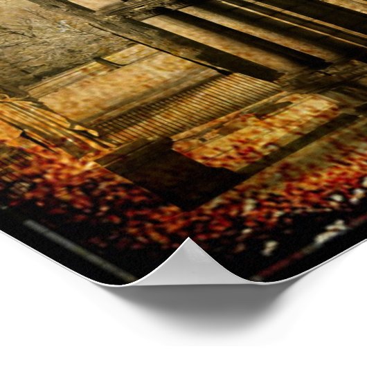 Ansammlung der Engel Poster (Ecke)