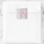 Ansammlung der Engel Quadratischer Aufkleber (Tasche)