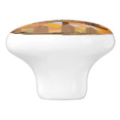 Ansammlung der Herbst-Vogelzuführung Keramikknauf (Seitenansicht)