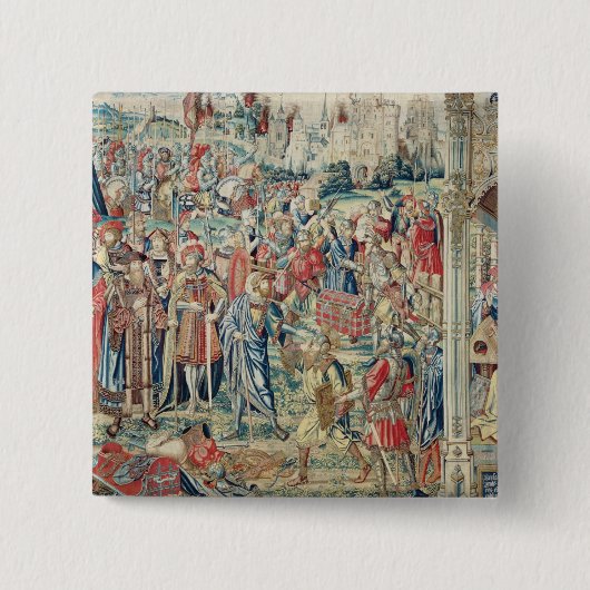 Ansammlung der Hintern, Tapisserie von David und Button (Vorderseite)