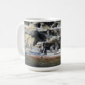 Ansammlung der Pinguine Kaffeetasse (Vorderseite Links)