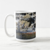 Ansammlung der Pinguine Kaffeetasse (Links)