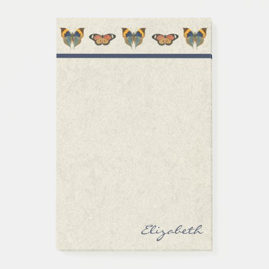 Ansammlung der Schmetterlinge Post-it Klebezettel (Vorderseite)