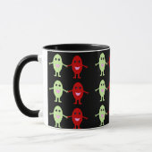 Ansammlung der Tasse (Links)