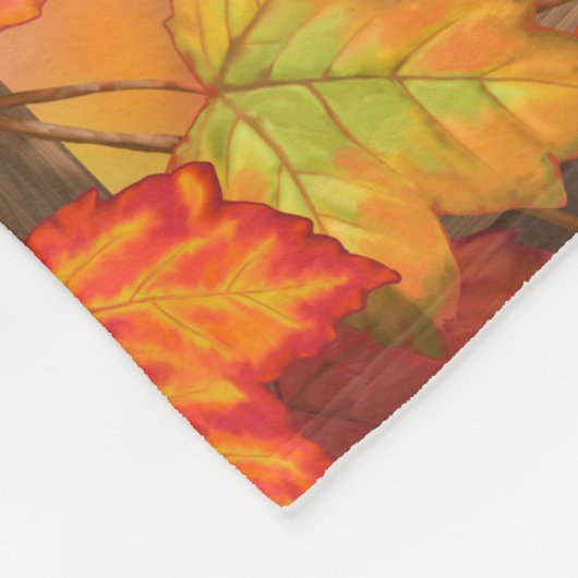 Ansammlung der Vogelzuführung Herbst Fleecedecke (Ecke)