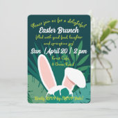 Ansammlung des Bunny Ears Einladung (Stehend Vorderseite)