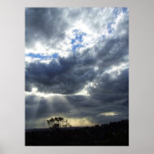 Ansammlung des Wolkenplakats Poster (Vorne)