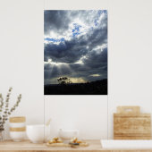 Ansammlung des Wolkenplakats Poster (Küche)