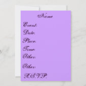 Ansammlung Einladung (Rückseite)