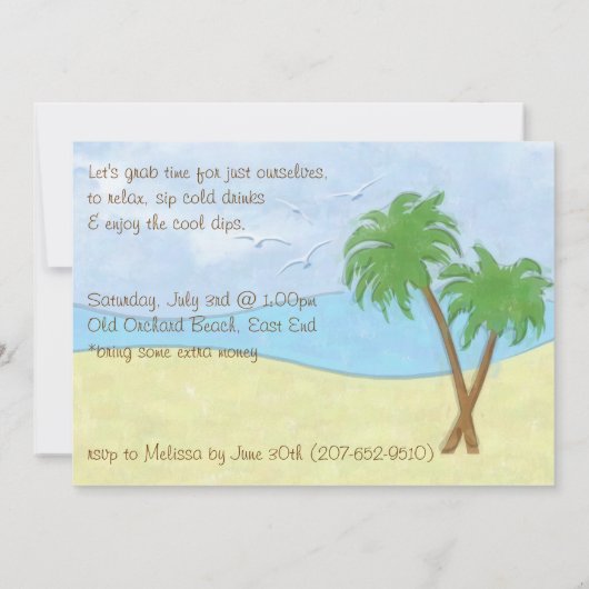 Ansammlung Einladung (Rückseite)