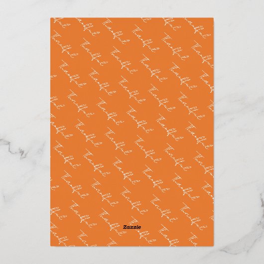 Ansammlung Erntedank Abendessen Folieneinladung (Rückseite)