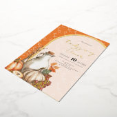 Ansammlung Erntedank Abendessen Folieneinladung (Gedreht)