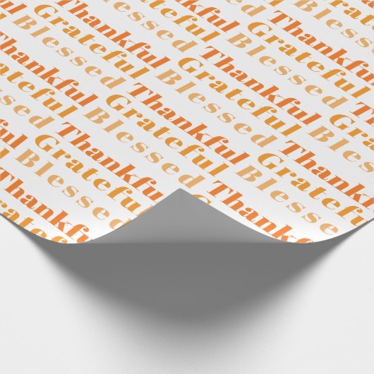 Ansammlung Erntedank Abendessen Geschenkpapier (Ecke)