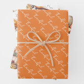 Ansammlung Erntedank Abendessen Geschenkpapier Set (Beispiel)