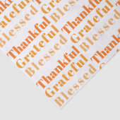 Ansammlung Erntedank Abendessen Seidenpapier (Detail)