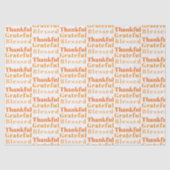 Ansammlung Erntedank Abendessen Seidenpapier (Vorderseite)