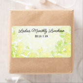 Ansammlung Floral Border Label (Insitu)