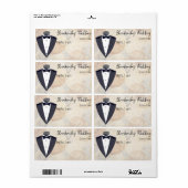 Ansammlung Floral Border Label (Vorne)