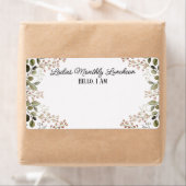 Ansammlung Floral Border Label (Insitu)