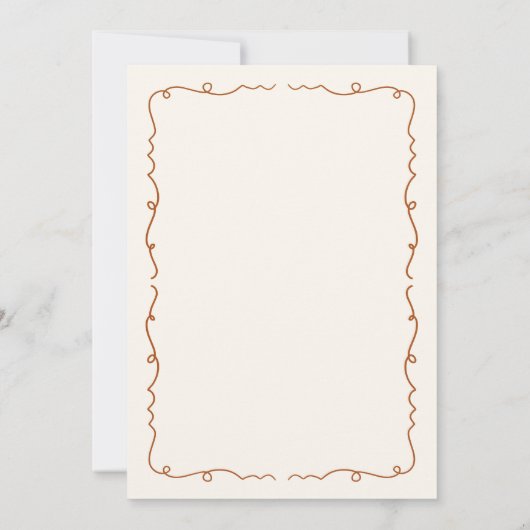 Ansammlung Friendsgiving Dinner Party Einladung (Rückseite)