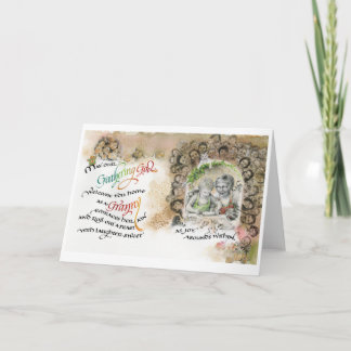 Ansammlung Gott/Oma, geklappte Grußkarte, 5"x7" Karte