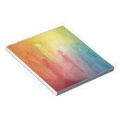 Ansammlung in der hellen Aquarellmalerei Notizblock (angewinkelt)