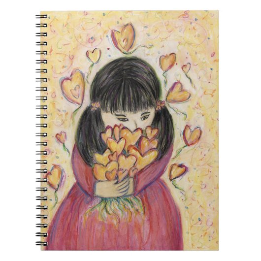 Ansammlung Liebe Hearts Art Journal Notizblock (Vorderseite)
