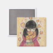 Ansammlung Liebe Herz Inspiration Kühlschrankmagne Magnet (Vorderseite/Rückseite)