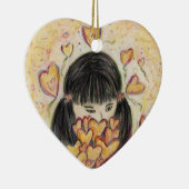 Ansammlung Liebe Herzlich Willkommen bei einem Ges Keramik Ornament (Rechts)