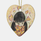 Ansammlung Liebe Herzlich Willkommen bei einem Ges Keramik Ornament (Links)