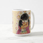 Ansammlung Liebe hört Art Coffee Cup Kaffeetasse (VorderseiteRechts)