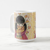 Ansammlung Liebe hört Art Coffee Cup Kaffeetasse (Vorderseite Links)