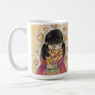 Ansammlung Liebe hört Art Coffee Cup Kaffeetasse