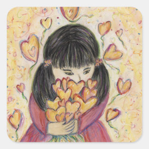 Ansammlung Liebe Hört Art Custom Sticker Decks