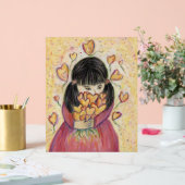 Ansammlung Liebe Hört Kunstwerk Druckzeichen Acrylschild (Hochzeit)