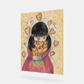 Ansammlung Liebe Hört Kunstwerk Druckzeichen Acrylschild (Winkel)