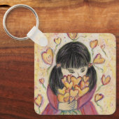 Ansammlung Liebe Kunst Kunst Inspiration Schlüssel Schlüsselanhänger (Vorderseite)