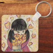 Ansammlung Liebe Kunst Kunst Inspiration Schlüssel Schlüsselanhänger (Rückseite)