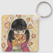 Ansammlung Liebe Kunst Kunst Inspiration Schlüssel Schlüsselanhänger (Rückseite)