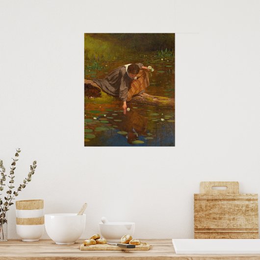 Ansammlung Lilies - Eastman Johnson Fine Art Poste Poster (Küche)