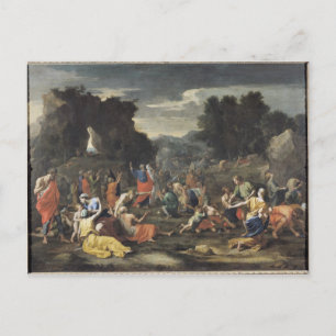 Ansammlung Manna, c.1637-9 Postkarte