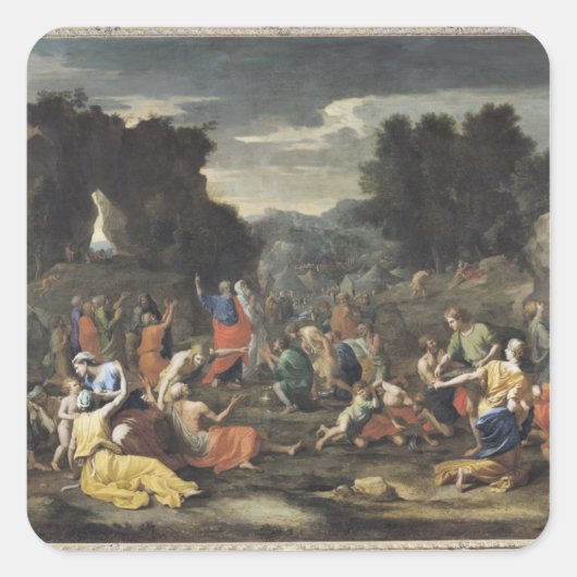 Ansammlung Manna, c.1637-9 Quadratischer Aufkleber (Vorderseite)